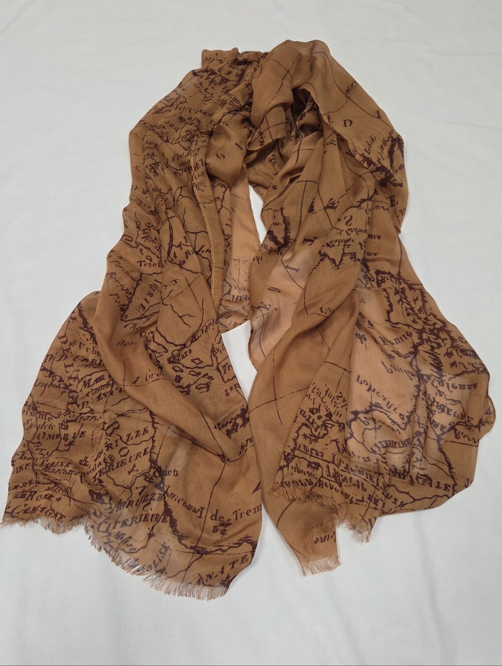 Patricia Nash Signature Map Wrap Scarf